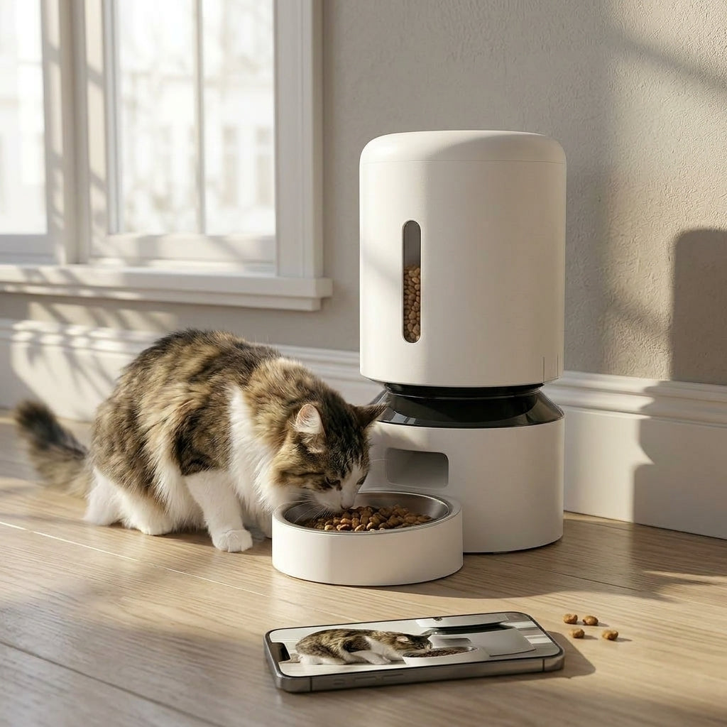Catvera Smart Pet Feeder Camera - Main Product Image (Restored)