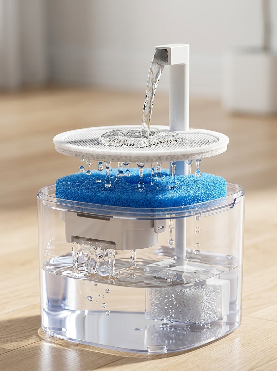 Catvera Smart Pet Water Fountain - Advanced Filtration Technology
