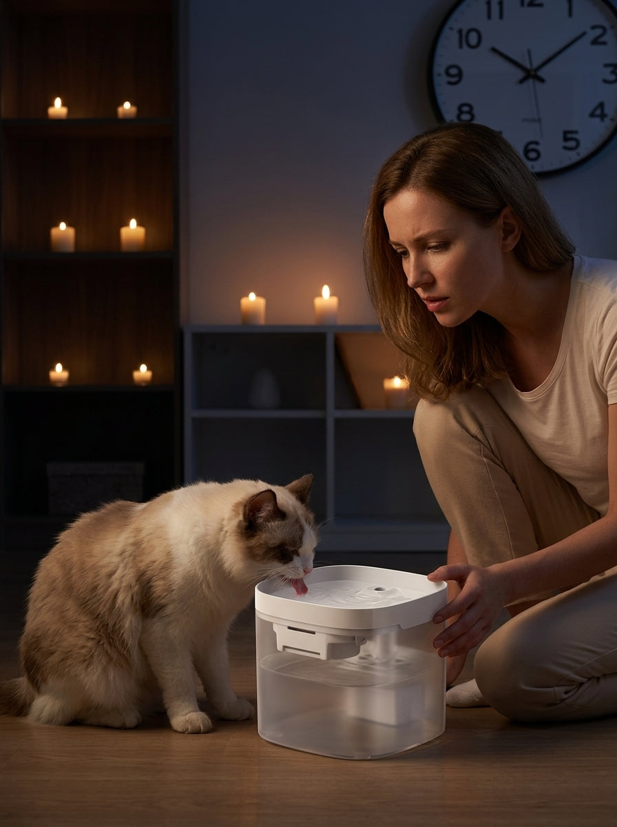 Catvera Smart Pet Water Fountain - Smart Safety Features
