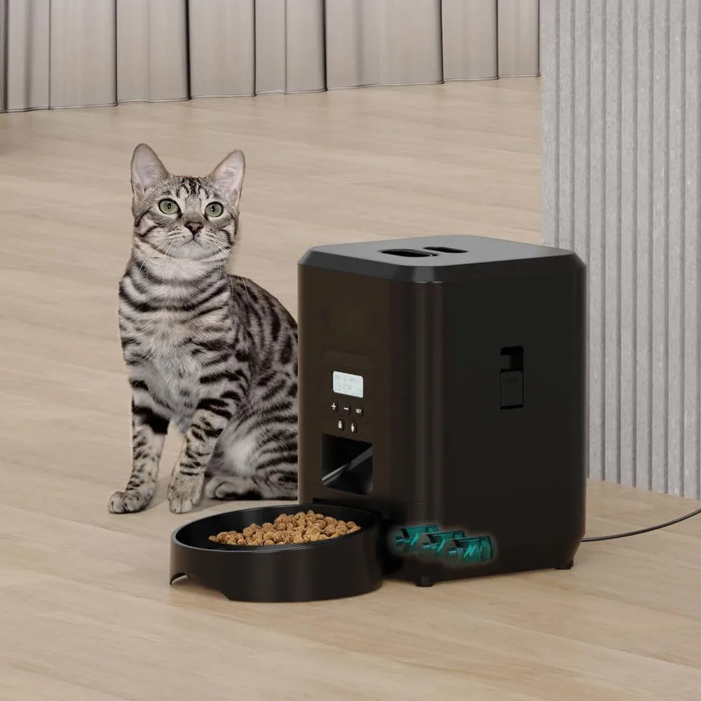 Catvera Smart WiFi Automatic Pet Feeder - Image 2|||PROMPT|||Original clean product image