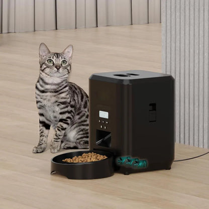 Catvera Smart WiFi Automatic Pet Feeder - Image 2|||PROMPT|||Original clean product image