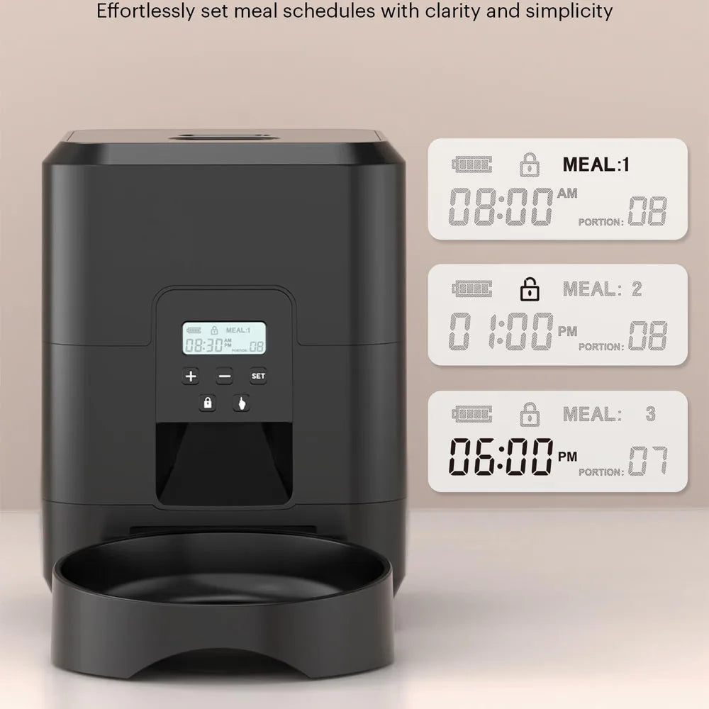 Catvera Smart WiFi Automatic Pet Feeder - Image 3|||PROMPT|||Original clean product image