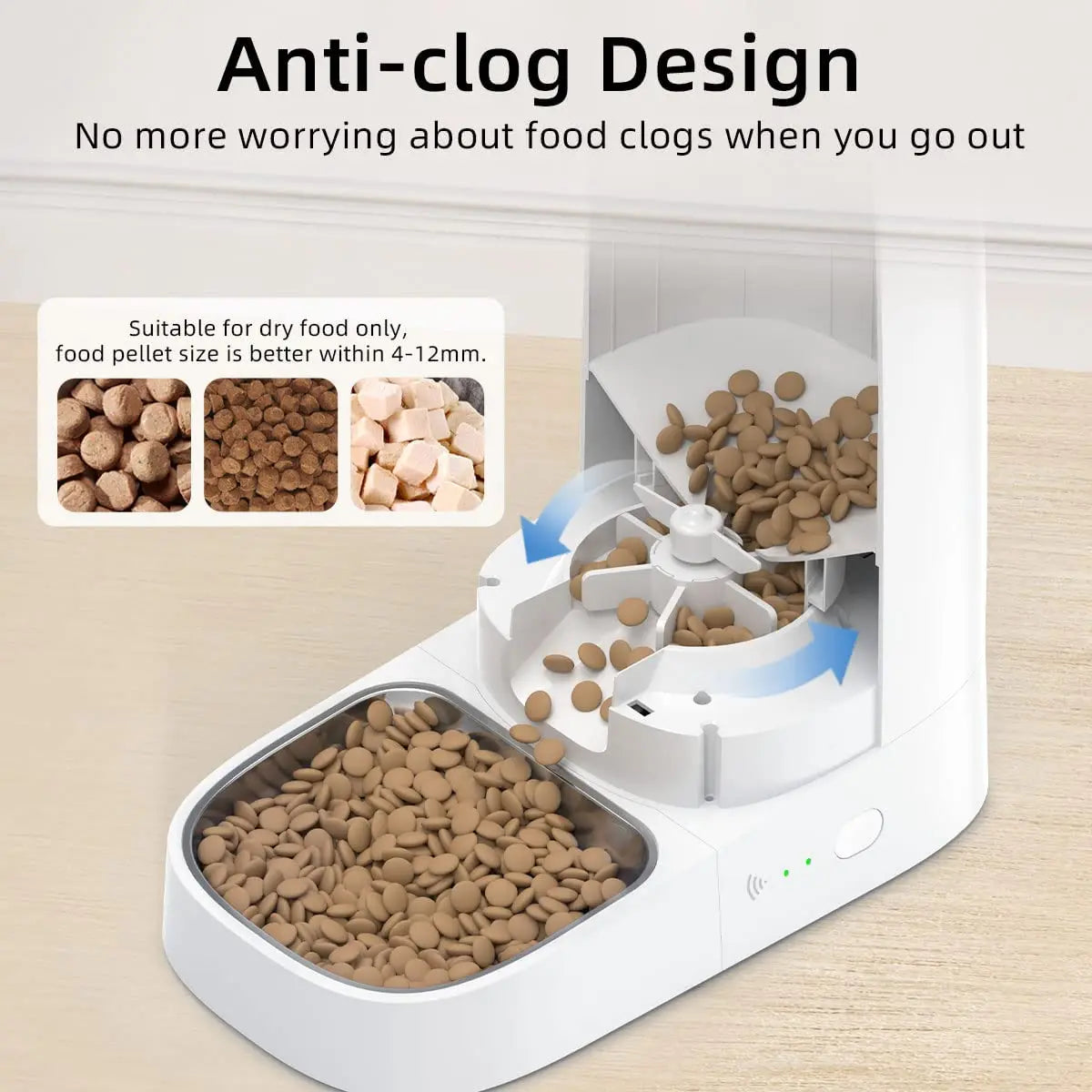 Catvera Smart WiFi Automatic Pet Feeder - Image 3|||PROMPT|||Original clean product image