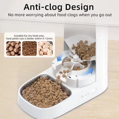 Catvera Smart WiFi Automatic Pet Feeder - Image 3|||PROMPT|||Original clean product image
