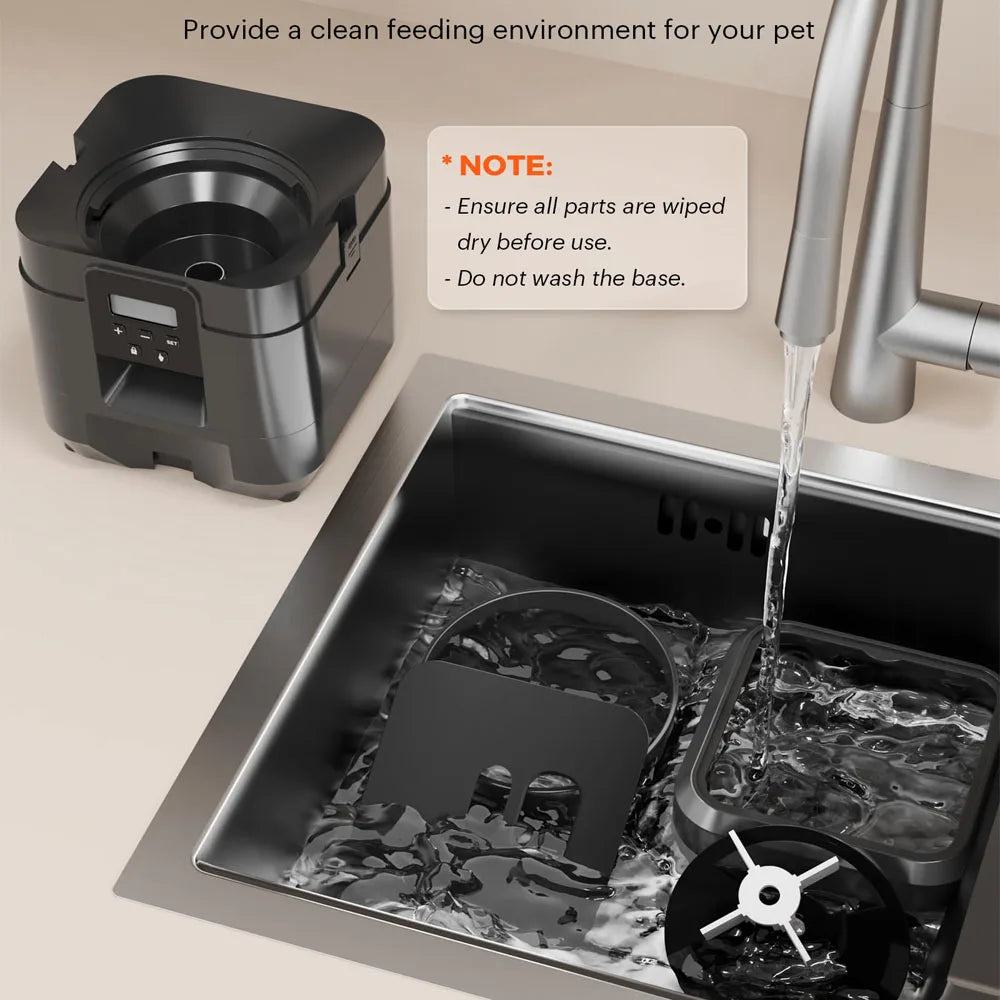 Catvera Smart WiFi Automatic Pet Feeder - Image 5|||PROMPT|||Original clean product image