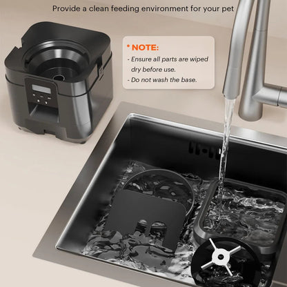 Catvera Smart WiFi Automatic Pet Feeder - Image 5|||PROMPT|||Original clean product image