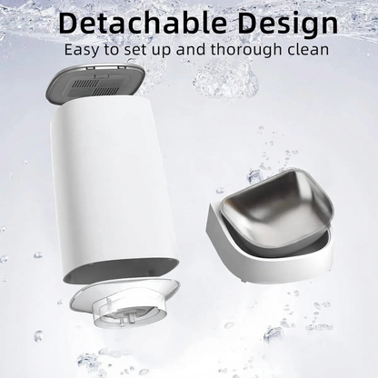 Catvera Smart WiFi Automatic Pet Feeder - Image 5|||PROMPT|||Cleaned image. Original analysis: Found 1 brand name watermark printed on the product body