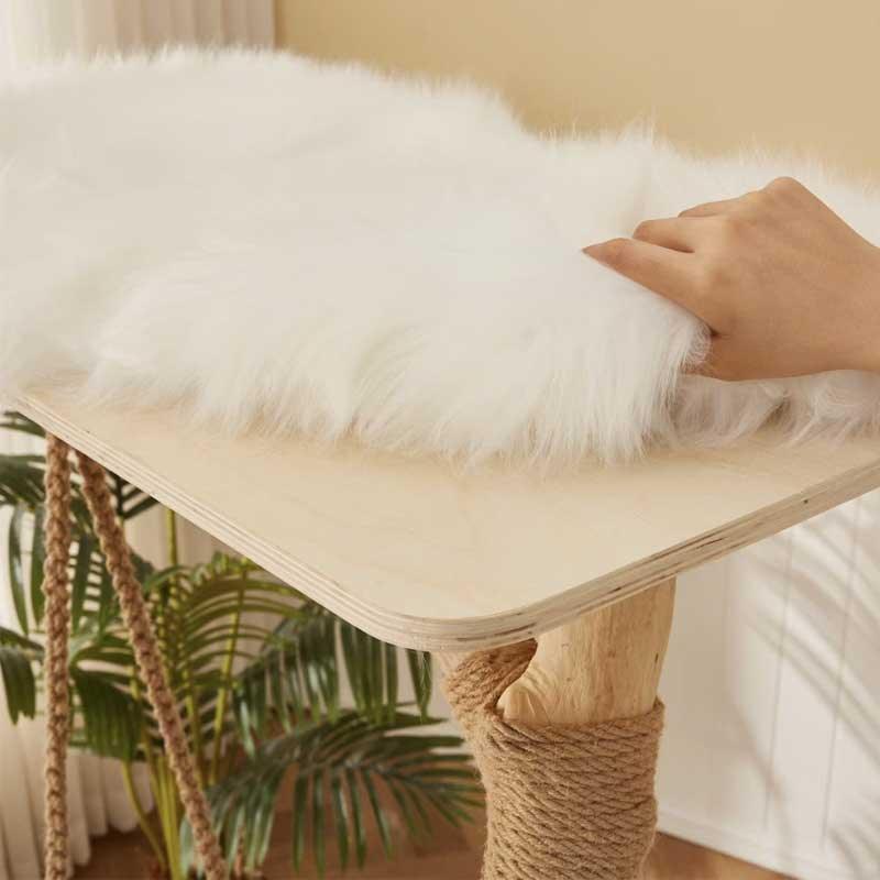 Catvera Solid Wood Cradle Cat Tree - Image 12|||PROMPT|||Original clean product image