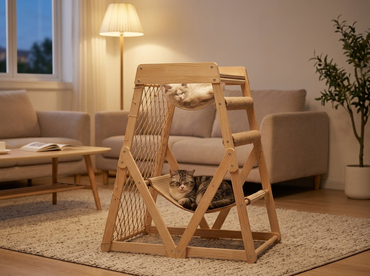 Catvera Space Capsule Cat Climbing Tree - Creates the Perfect Cat Sanctuary