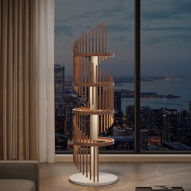 Catvera Spiral Wood Cat Climbing Tree - Image 10|||PROMPT|||Original clean product image