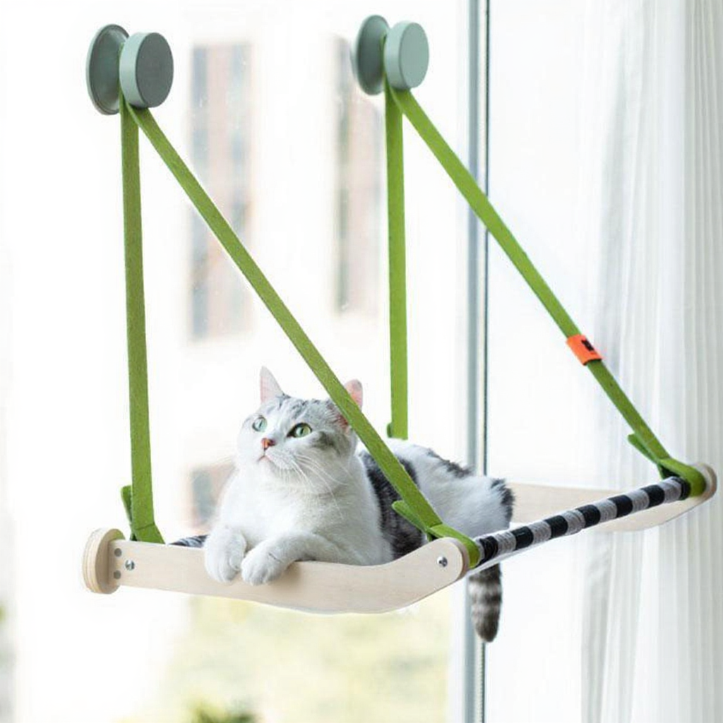 Catvera Suction Cup Window Cat Hammock - Image 10|||PROMPT|||Cleaned image. Original analysis: found 1 brand name printed on the product itself
