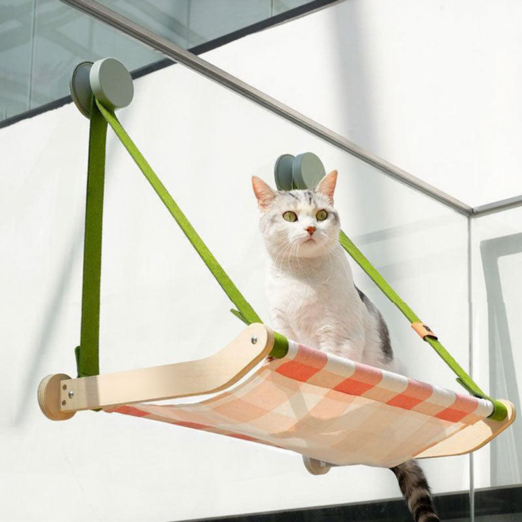 Catvera Suction Cup Window Cat Hammock - Image 8|||PROMPT|||Cleaned image. Original analysis: found 1 brand name printed on the product itself