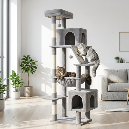 Catvera Tall Multi-Level Cat Tree - Main Product Image