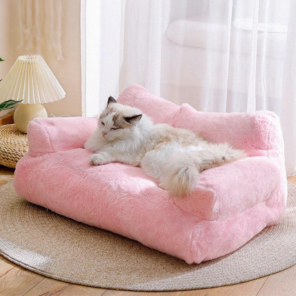 Catvera Washable Cat Sofa Bed - Image 6|||PROMPT|||Cleaned image. Original analysis: found 1 watermark in the top left corner