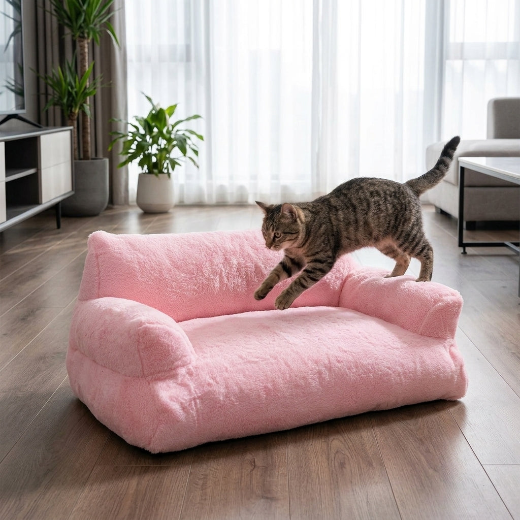 Catvera Washable Cat Sofa Bed - Stable & Secure Construction