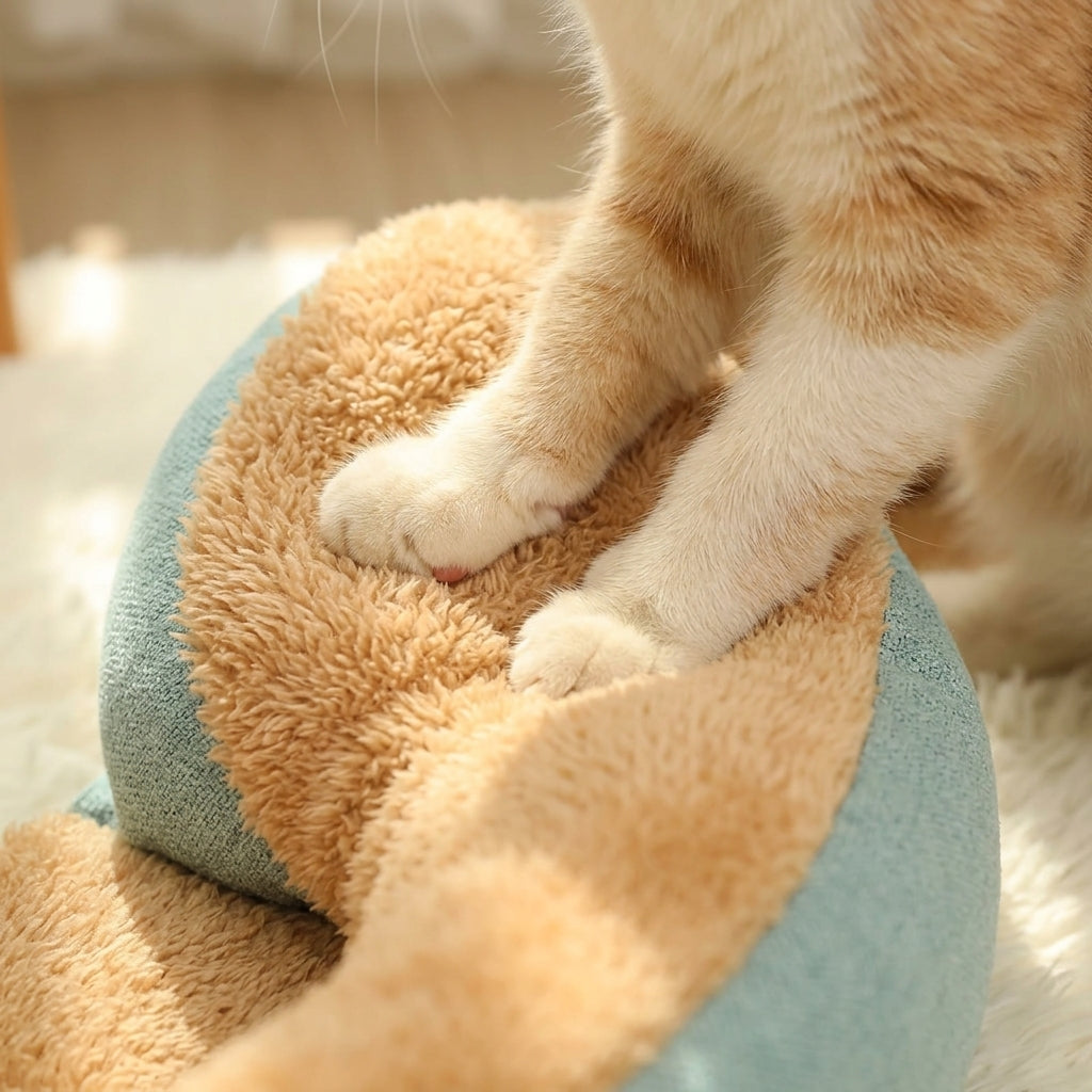 Catvera Waterproof Lambskin Cat Bed - Premium Comfort Technology
