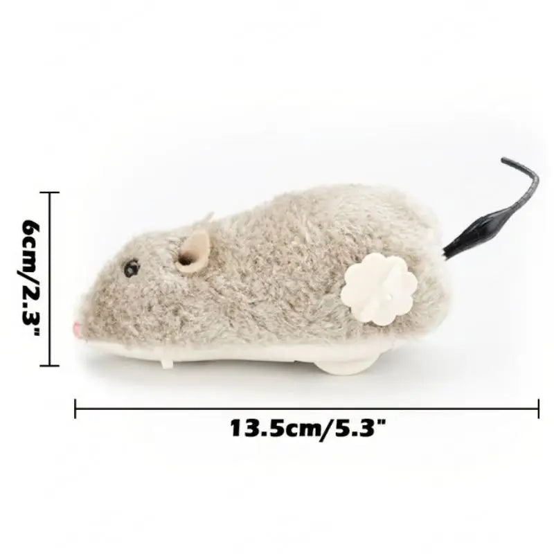 Catvera Wind-Up Running Mouse Toy - Image 6|||PROMPT|||Original clean product image