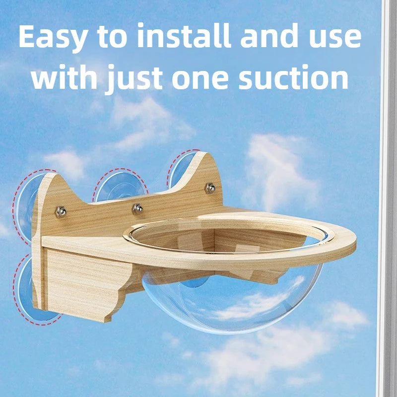 Catvera Window Suction Cat Climbing Shelves - Image 3|||PROMPT|||Original clean product image