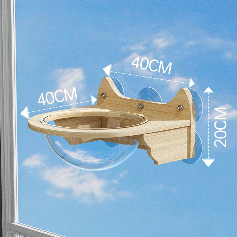 Catvera Window Suction Cat Climbing Shelves - Image 6|||PROMPT|||Original clean product image