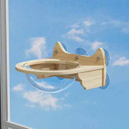 Catvera Window Suction Cat Climbing Shelves - Image 7|||PROMPT|||Cleaned image. Original analysis: found Chinese text (太空艇) at top left of image