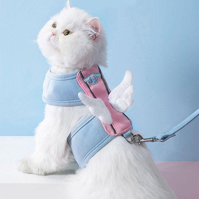Catvera Winged Cat Harness Leash Set - Image 6|||PROMPT|||Original clean product image