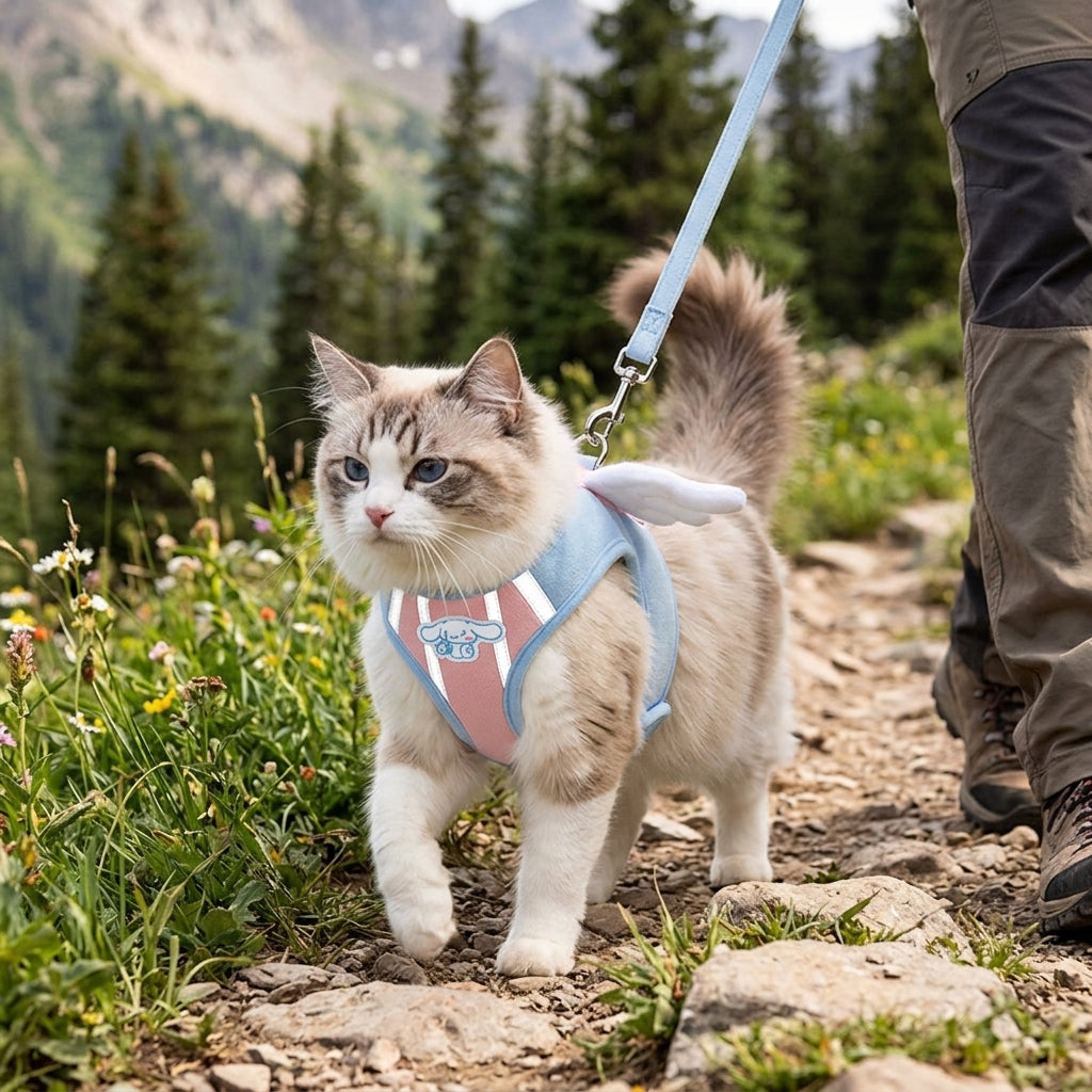 Catvera Winged Cat Harness Leash Set - Perfect Fit Guarantee