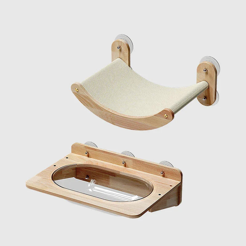 Catvera Wood Suction Cup Wall Shelves - Image 11|||PROMPT|||Original clean product image