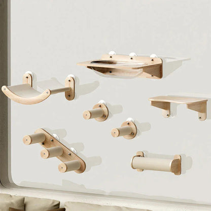 Catvera Wood Suction Cup Wall Shelves - Image 16|||PROMPT|||Original clean product image
