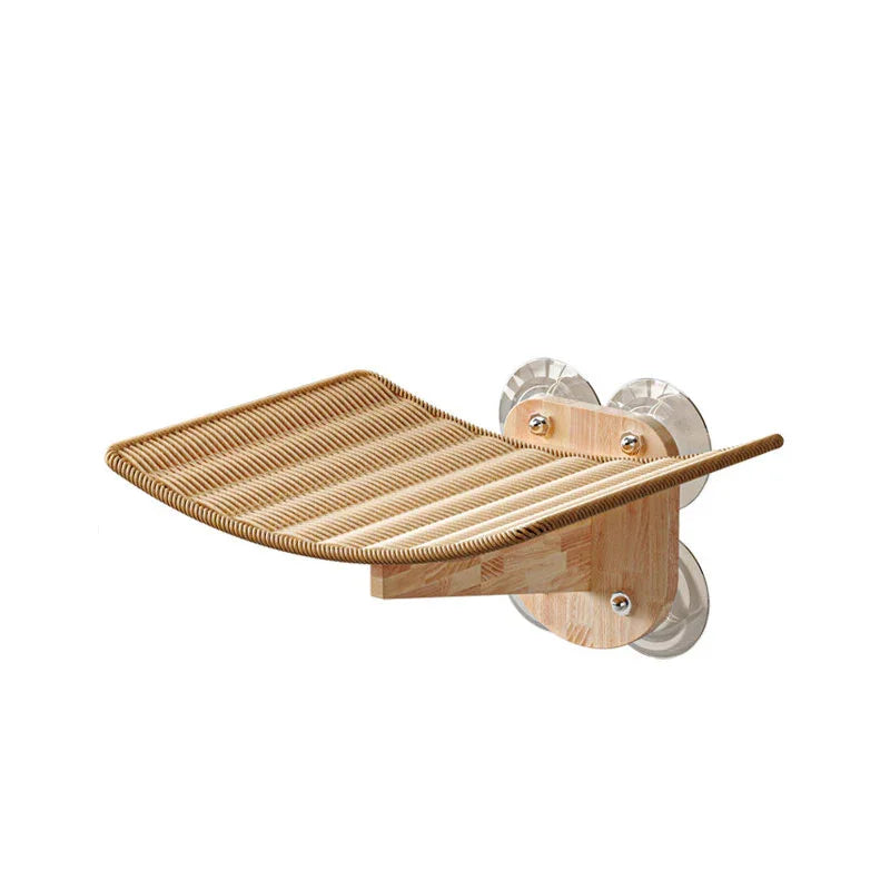 Catvera Wood Suction Cup Wall Shelves - Image 2|||PROMPT|||Original clean product image