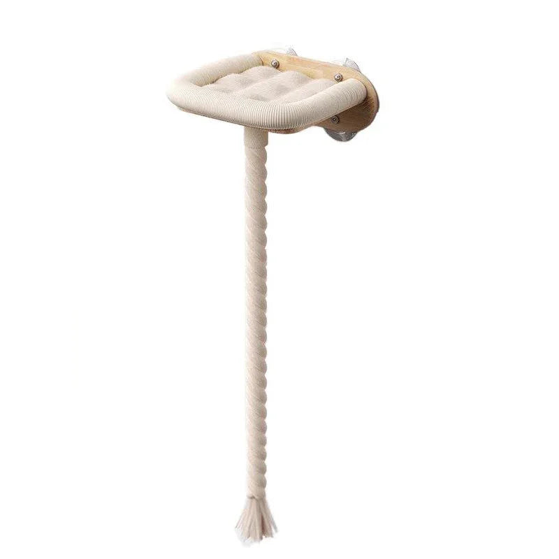 Catvera Wood Suction Cup Wall Shelves - Image 5|||PROMPT|||Original clean product image