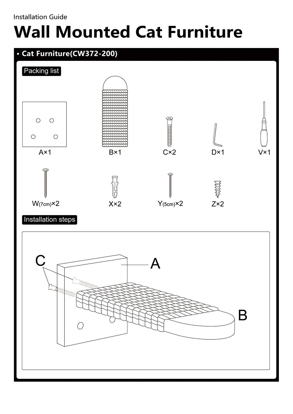 Catvera Wood Wall Cat Steps - Image 5|||PROMPT|||Original clean product image