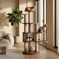 Catvera Wooden Cat Climbing Tree - Main Product Image