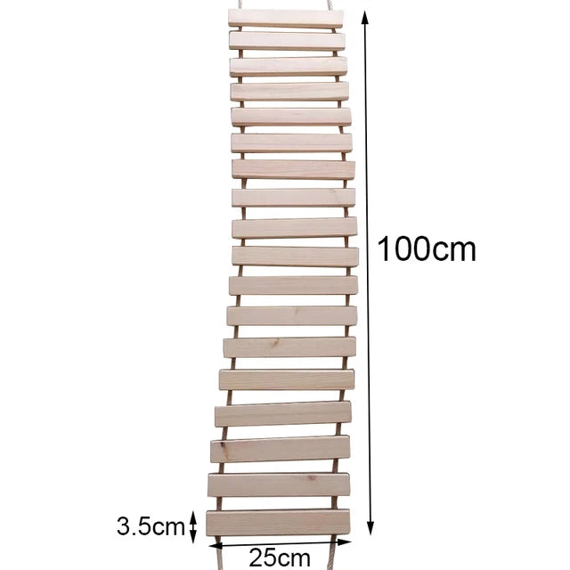 Catvera Wooden Cat Wall Climbing Ladder - Image 10|||PROMPT|||Original clean product image