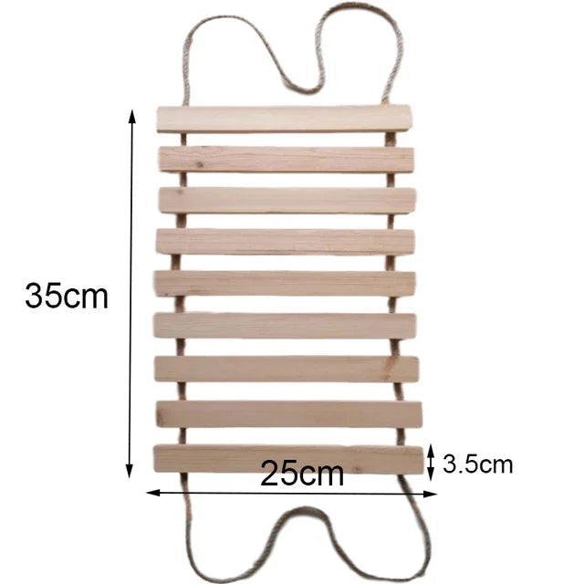 Catvera Wooden Cat Wall Climbing Ladder - Image 11|||PROMPT|||Original clean product image