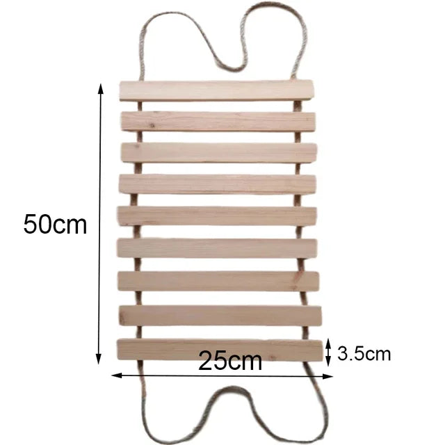 Catvera Wooden Cat Wall Climbing Ladder - Image 9|||PROMPT|||Original clean product image