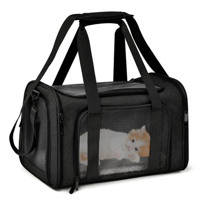 Collapsible Travel Pet Carrier Bag - Image 2|||PROMPT|||Original clean product image