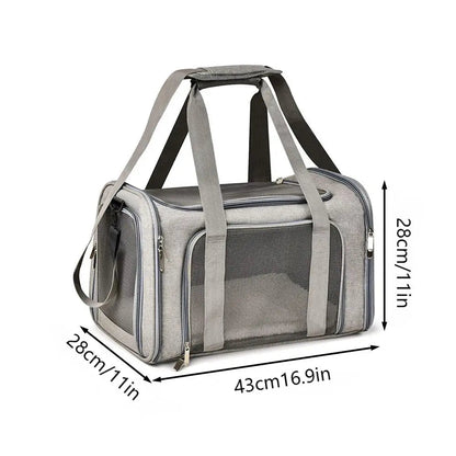 Collapsible Travel Pet Carrier Bag - Image 4|||PROMPT|||Original clean product image