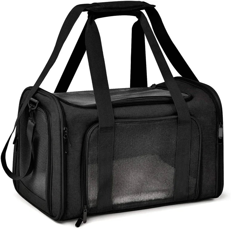 Collapsible Travel Pet Carrier Bag - Image 6|||PROMPT|||Original clean product image