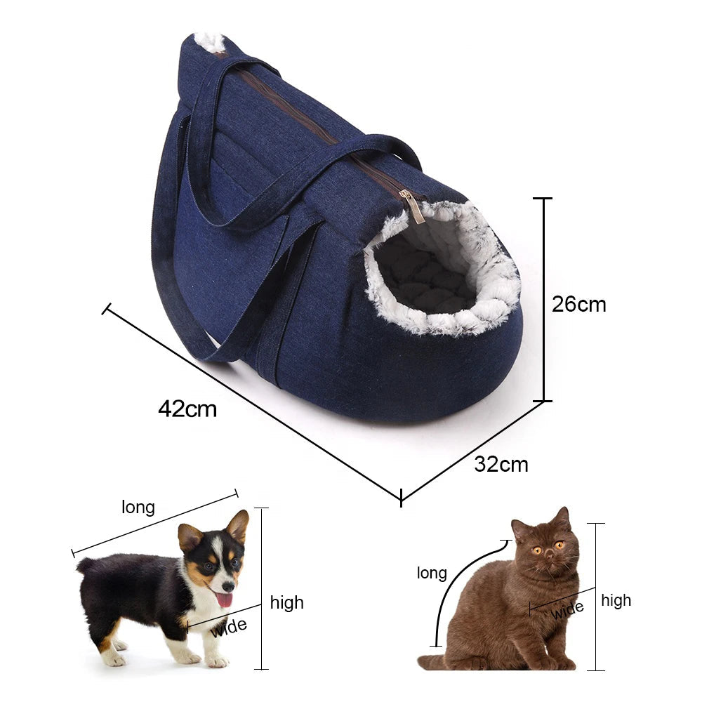 Dual-Use Plush Carrier and Bed - Image 11|||PROMPT|||Original clean product image