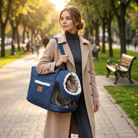 Dual-Use Plush Carrier and Bed - Main Product Image