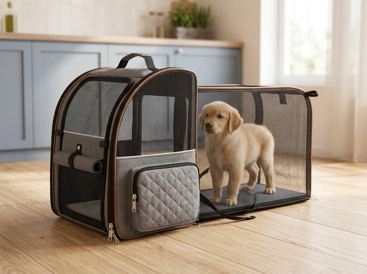 Expandable Airline Travel Pet Carrier Backpack - Built to Survive Every Adventure