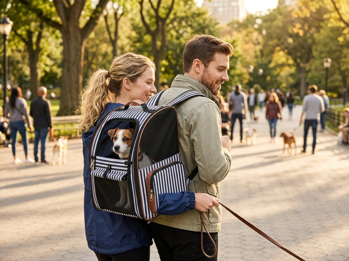 Expandable Airline Travel Pet Carrier Backpack - Effortless Travel Anywhere You Go