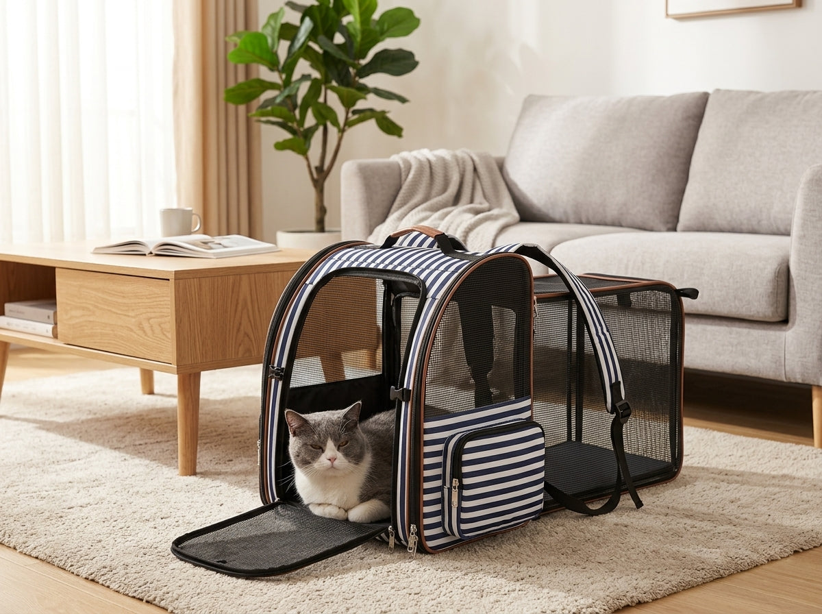 Expandable Airline Travel Pet Carrier Backpack - Your Pet's Mobile Comfort Zone