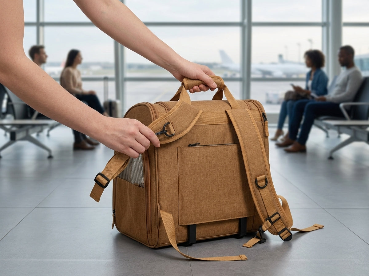 Expandable Cat Carrier Backpack with Privacy - Comfort That Adapts to Any Adventure