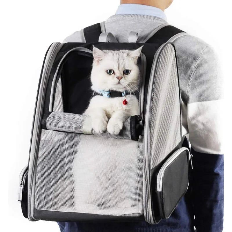Foldable Travel Pet Carrier Backpack - Image 1|||PROMPT|||Original clean product image