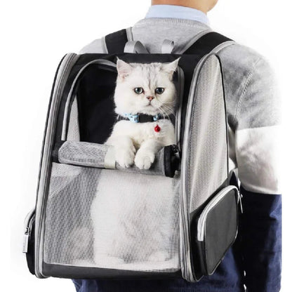 Foldable Travel Pet Carrier Backpack - Image 1|||PROMPT|||Original clean product image