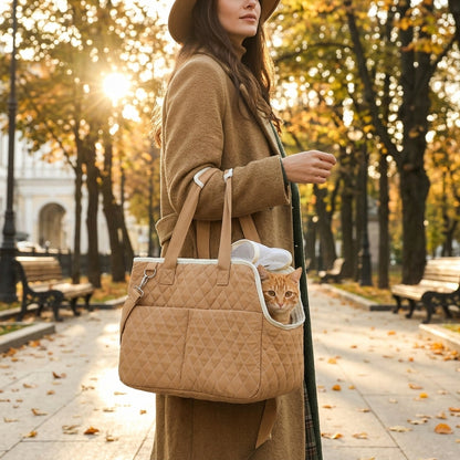 Foldable Travel Pet Carrier Bag - Main Product Image