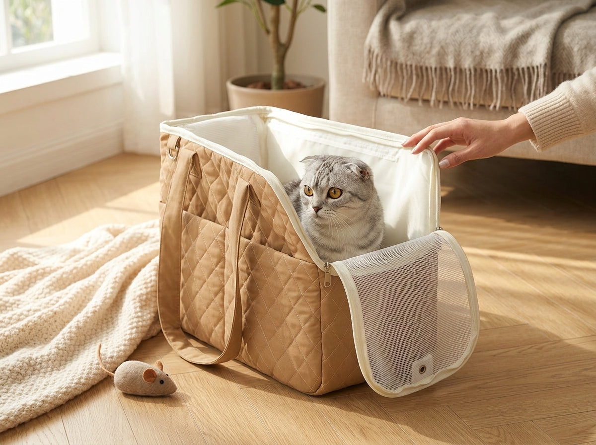 Foldable Travel Pet Carrier Bag - Built for Comfort During Every Adventure