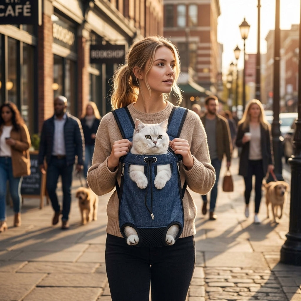 Forward-Facing Pet Carrier Backpack - Main Product Image