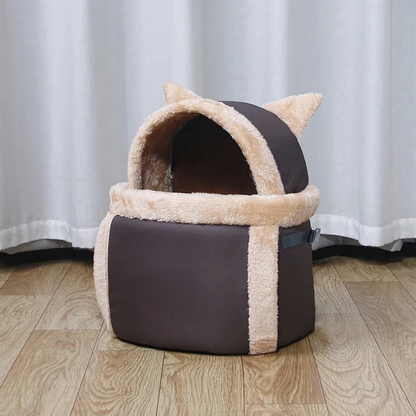 Front-Facing Hands-Free Pet Chest Carrier - Image 7|||PROMPT|||Cleaned image. Original analysis: Found 1 brand name/logo printed on the product itself